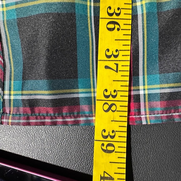 Tuckernuck Plaid Long Sleeve Dress - Green and Red - Picture 6 of 6